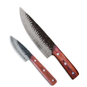 2 damascus chef knives