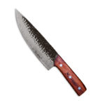 single damascus chef knife